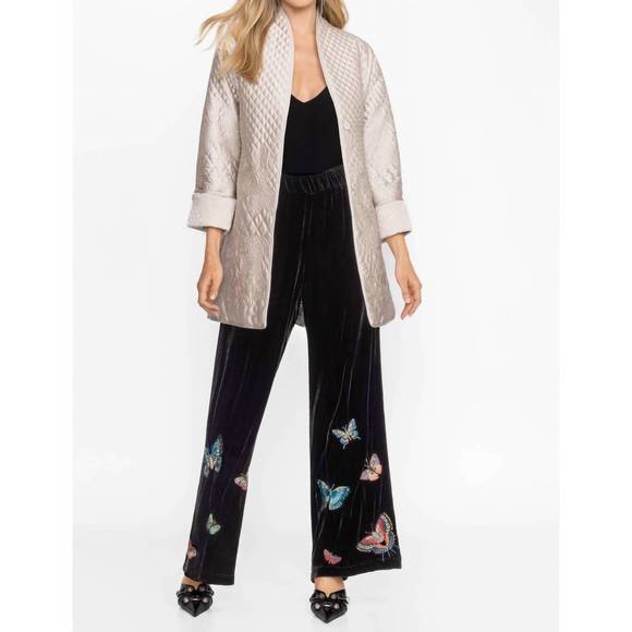 NEW JOHNNY WAS naoka quilted coat in champagne - Picture 4 of 4